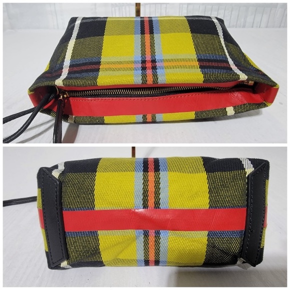 Authentic BURBERRY Tartan Fabric and Leather Clutch/Pouch - Picture 7 of 12